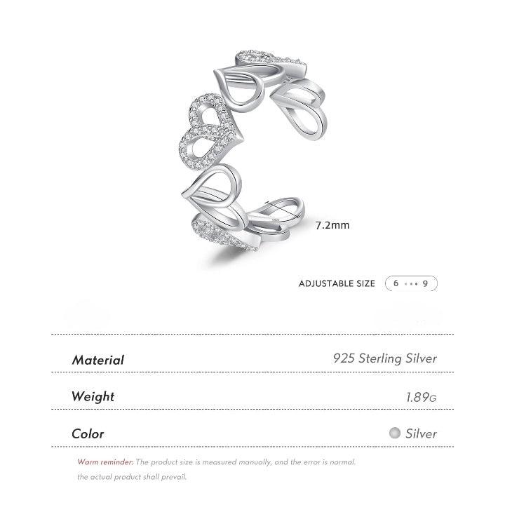 Sterling Silver Passion Ring - Haluzzishop