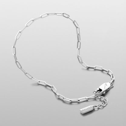 Pulsera de Cadena Clip en Plata