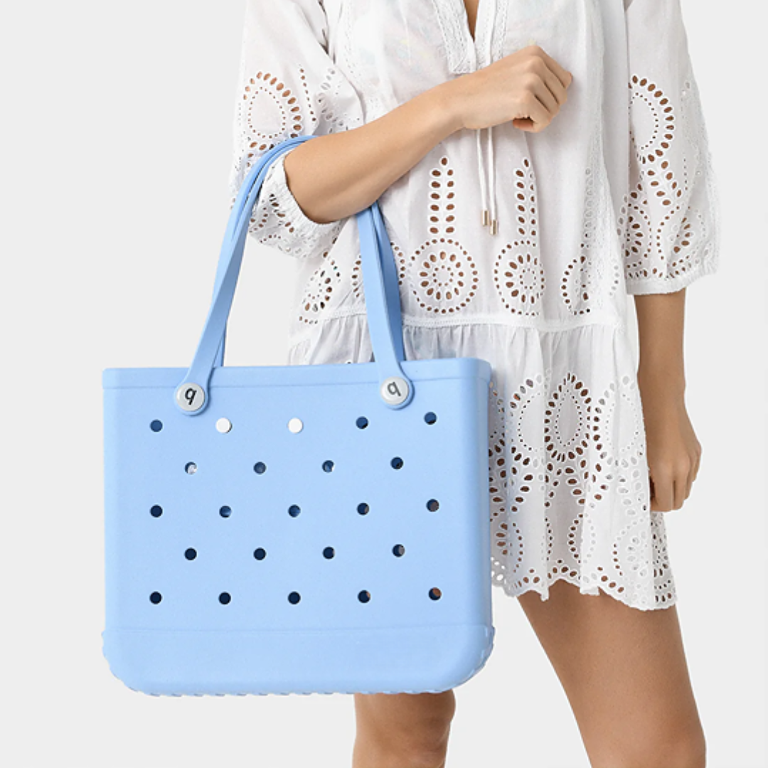 Bolso Tote Bag Impermeable Azul