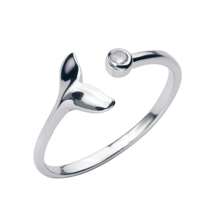 Sterling Mermaid Tail Ring