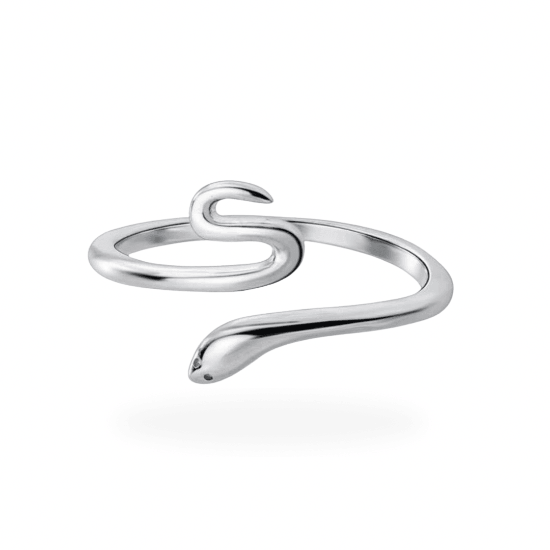 Sterling Silver Enveloping Snake Ring