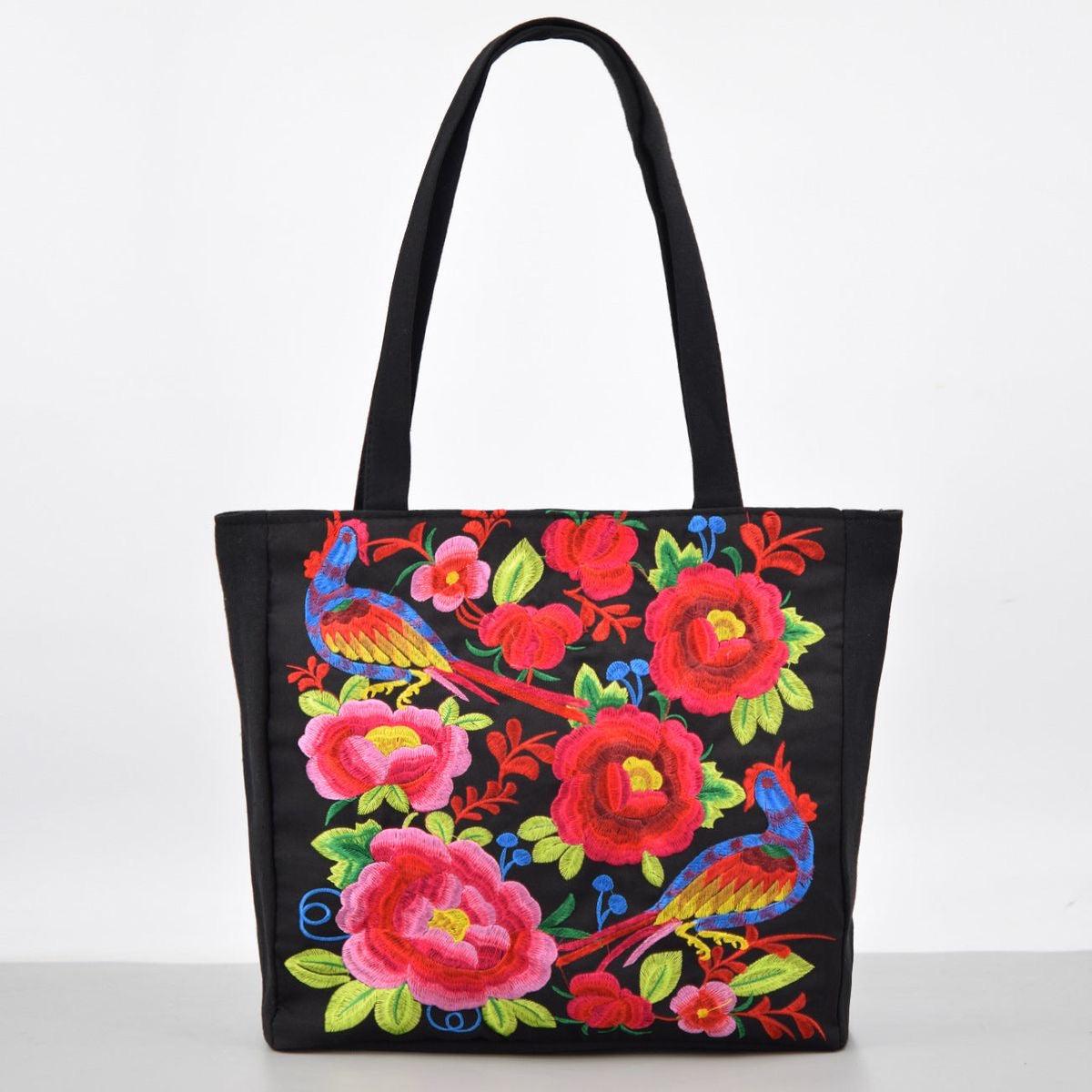 Floral Tote Handbag - Haluzzishop