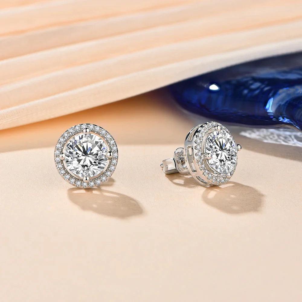 Moissanite Earrings - Haluzzishop